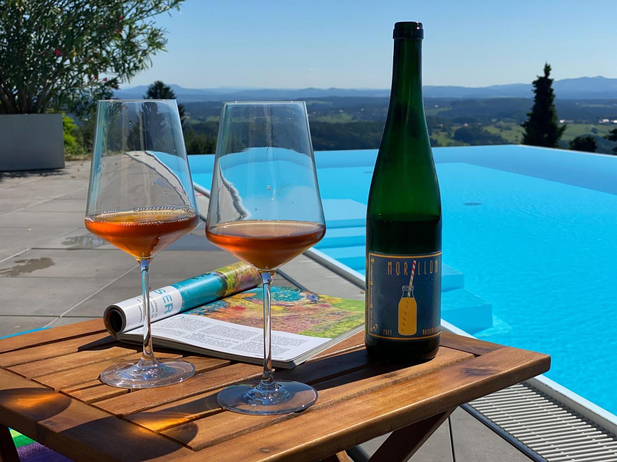 Greim15 --- Ganzes Ferienhaus Mit Fernsicht, Pool, Wellness ドイチュランツベルク エクステリア 写真