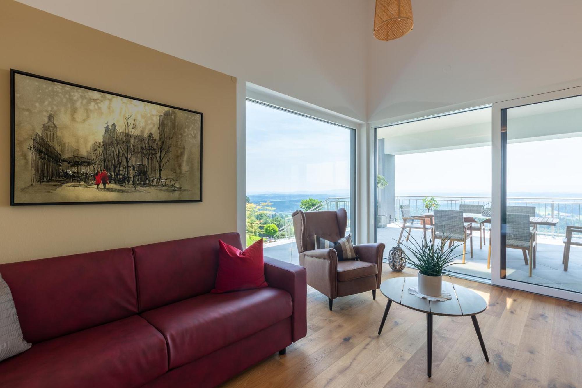 Greim15 --- Ganzes Ferienhaus Mit Fernsicht, Pool, Wellness ドイチュランツベルク エクステリア 写真