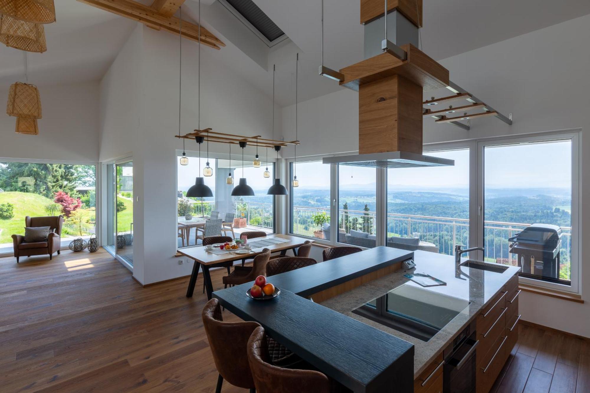 Greim15 --- Ganzes Ferienhaus Mit Fernsicht, Pool, Wellness ドイチュランツベルク エクステリア 写真