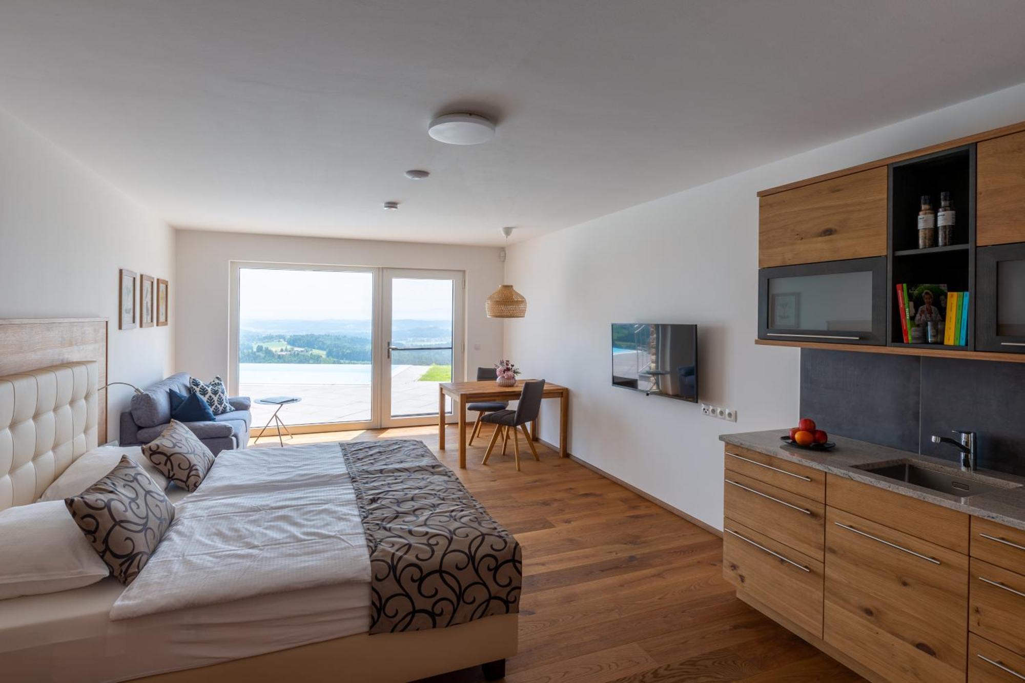 Greim15 --- Ganzes Ferienhaus Mit Fernsicht, Pool, Wellness ドイチュランツベルク エクステリア 写真